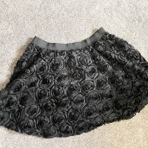 Free People Rosette Rose Bud Skirt Size L